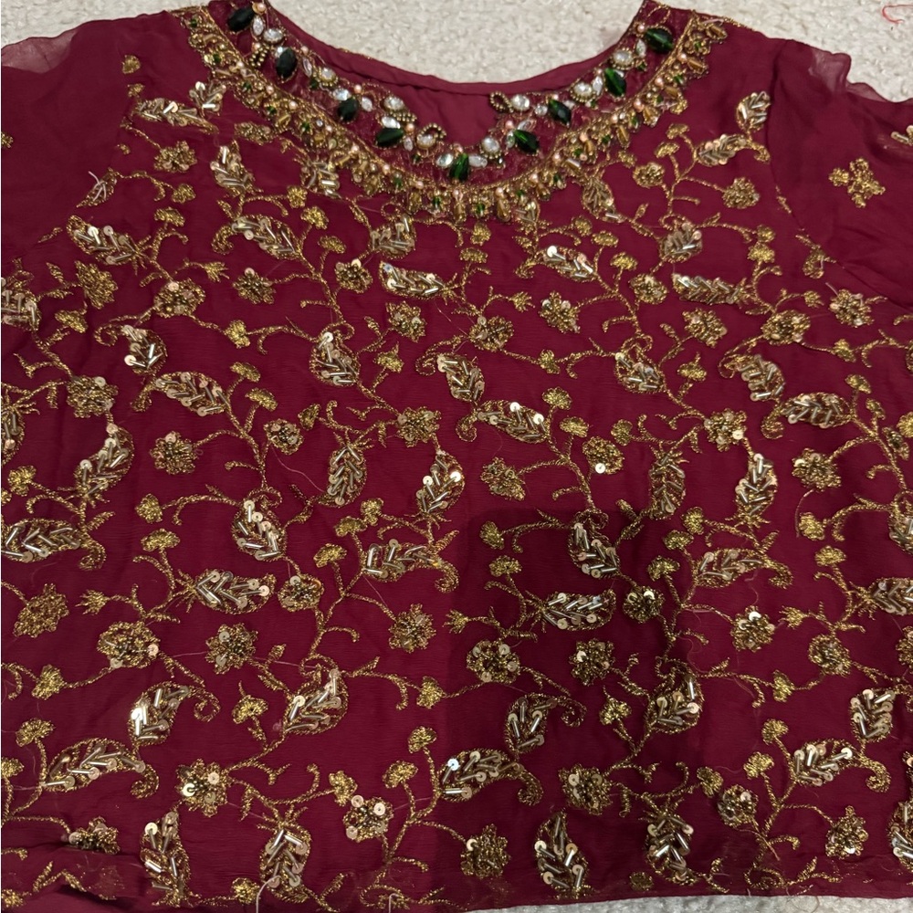 Beautiful Maria b handmade saree - Picture 14 of 16
